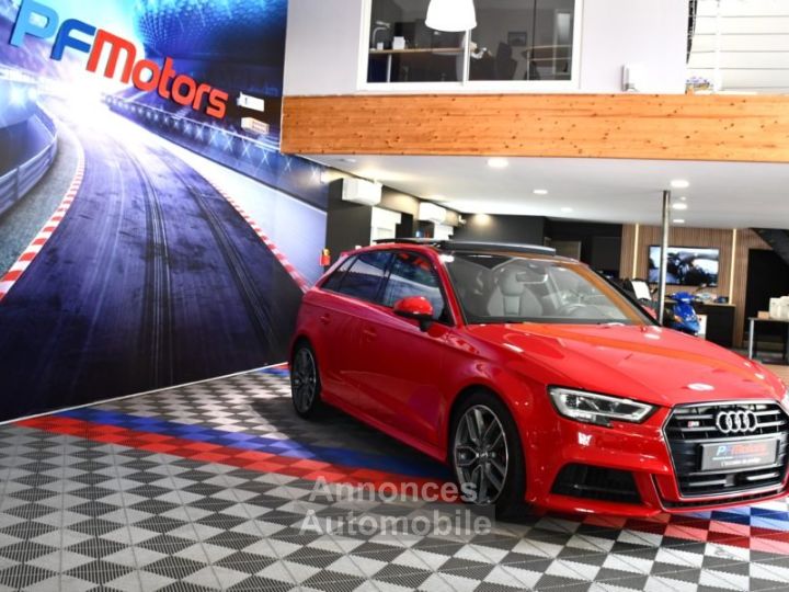 Audi S3 Sportback 20 TFSI 300 Quattro S-Tronic GPS Virtual Sièges Baquet TO Parc Assist Carbone JA 18 - 9