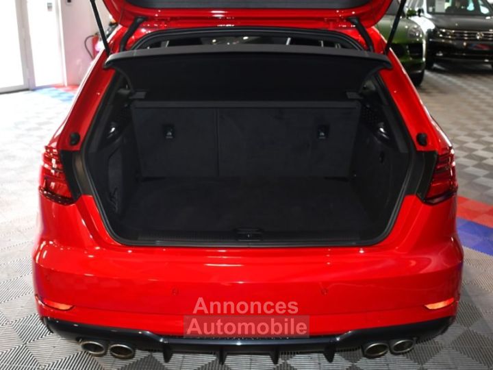 Audi S3 Sportback 20 TFSI 300 Quattro S-Tronic GPS Virtual Sièges Baquet TO Parc Assist Carbone JA 18 - 16