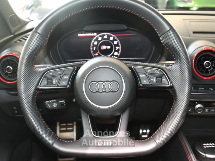Audi S3 Sportback 20 TFSI 300 Quattro S-Tronic GPS Virtual Sièges Baquet TO Parc Assist Carbone JA 18 - 24