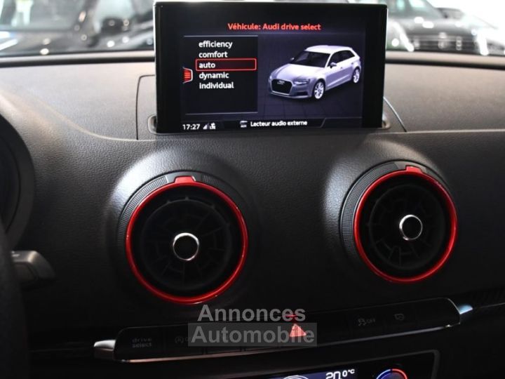 Audi S3 Sportback 20 TFSI 300 Quattro S-Tronic GPS Virtual Sièges Baquet TO Parc Assist Carbone JA 18 - 27