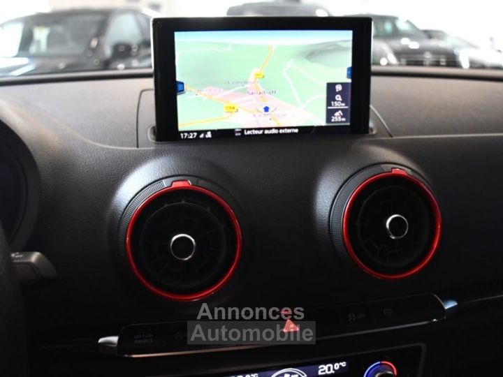 Audi S3 Sportback 20 TFSI 300 Quattro S-Tronic GPS Virtual Sièges Baquet TO Parc Assist Carbone JA 18 - 28