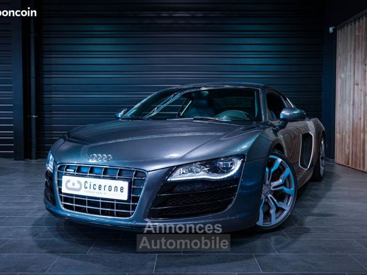 Audi R8 V10 525ch CARBONE SIÈGES ÉLECTRIQUES BANG & OLUFSEN RÉGULATEUR CICERONE - 1