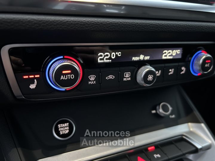 Audi Q3 35 TDI 150 ch S tronic 7 Design Luxe sieges chauffants / pack esthetique noir / garantie 5ans 100000 kms - 19