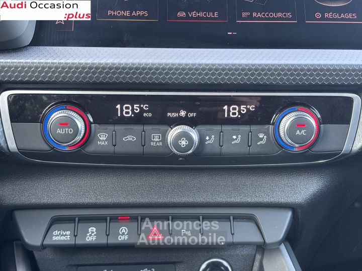 Audi A1 Sportback 30 TFSI 116 ch BVM6 Design Luxe - 15