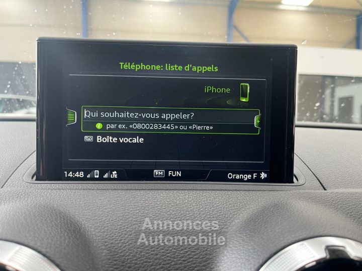 Audi A3 Sportback 20 TDI 150 S Line - Bang Olufsen - Carplay - Sièges chauffants - Volant méplat - 17