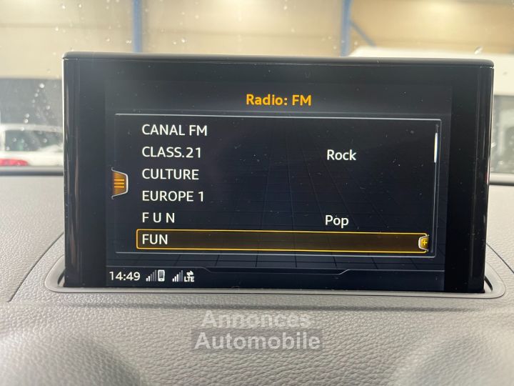 Audi A3 Sportback 20 TDI 150 S Line - Bang Olufsen - Carplay - Sièges chauffants - Volant méplat - 18