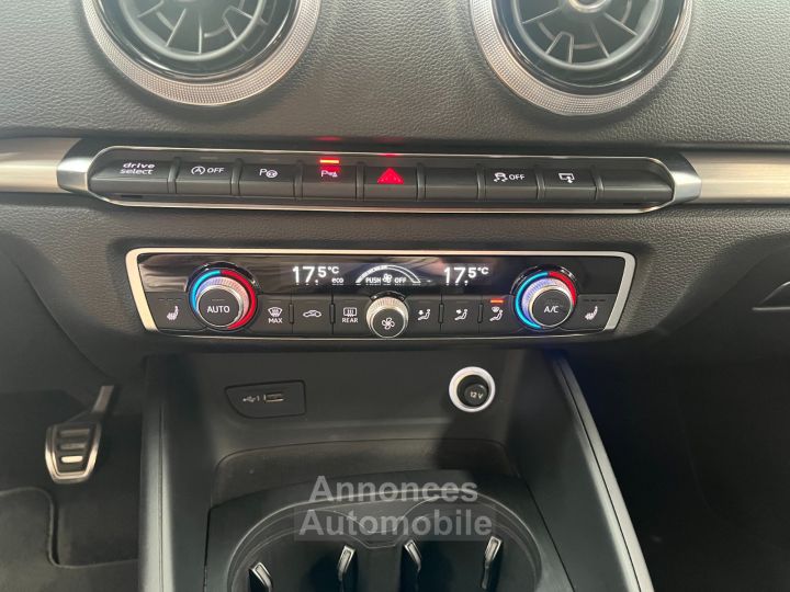 Audi A3 Sportback 20 TDI 150 S Line - Bang Olufsen - Carplay - Sièges chauffants - Volant méplat - 21