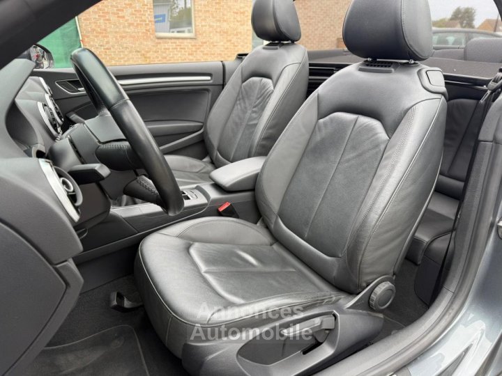 Audi A3 CABRIOLET 14 TFSI ultra 150 Ambition Luxe Garantie 12 mois Sièges Chauffants Radar Avant arrière Entretien Complet - 11