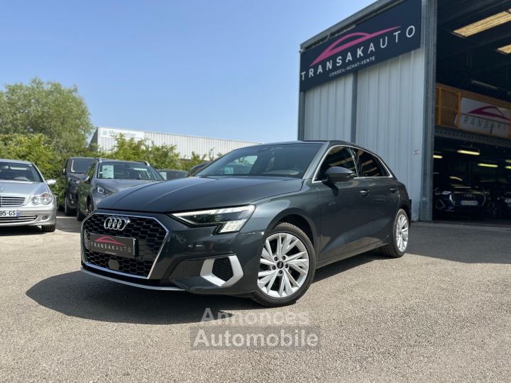 Audi A3 Sportback 35 TFSI Mild Hybrid 150 S tronic 7 Design Luxe CAM - SIÈGES ÉLEC - HAYON ÉLEC - SON BO - 2