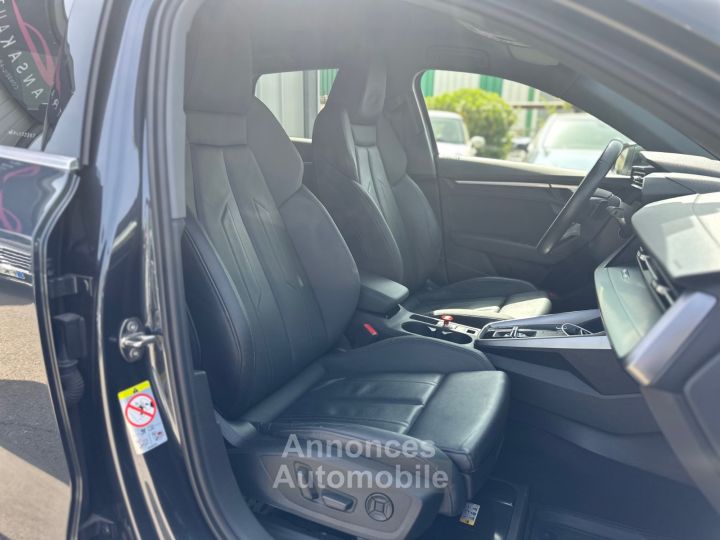 Audi A3 Sportback 35 TFSI Mild Hybrid 150 S tronic 7 Design Luxe CAM - SIÈGES ÉLEC - HAYON ÉLEC - SON BO - 13