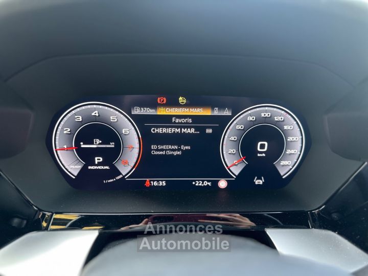 Audi A3 Sportback 35 TFSI Mild Hybrid 150 S tronic 7 Design Luxe CAM - SIÈGES ÉLEC - HAYON ÉLEC - SON BO - 25