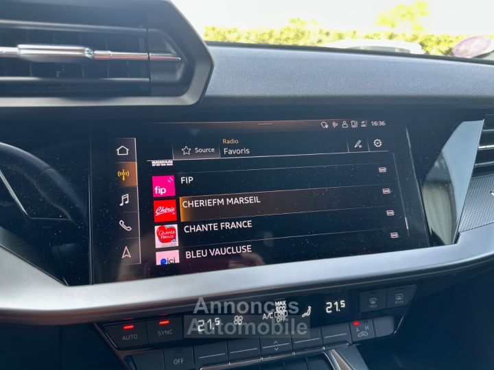 Audi A3 Sportback 35 TFSI Mild Hybrid 150 S tronic 7 Design Luxe CAM - SIÈGES ÉLEC - HAYON ÉLEC - SON BO - 31
