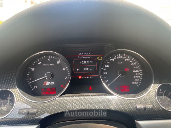 Audi S8 52 FSI V10 450 Quattro Tiptronic A / TOIT OUVRANT / CAMERA DE RECUL - 18