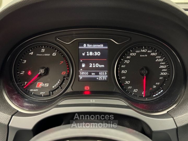 Audi RS3 25 TFSI 367 ch Quattro / Sièges RS / Échappement RS / Bang & Olufsen / Daytona - 17