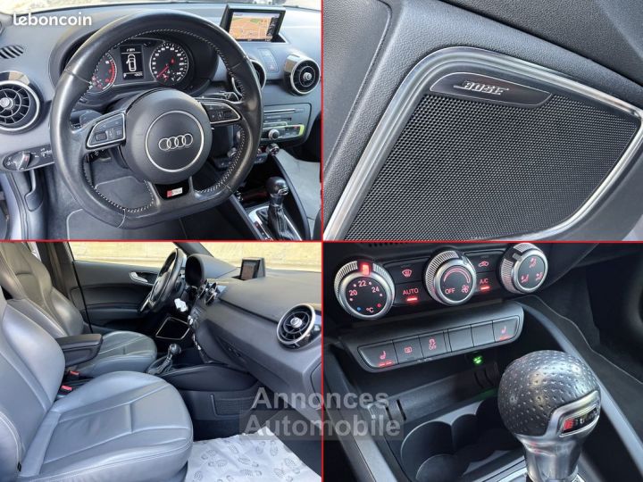 Audi A1 Sportback 10 TFSI 95 ch ultra S line tronic 7 •  S-Line interieur exterieur Sièges Sport Cuir Chauffant Xénons Plus Audio Bose Palettes au volant Garantie 12 M - 6