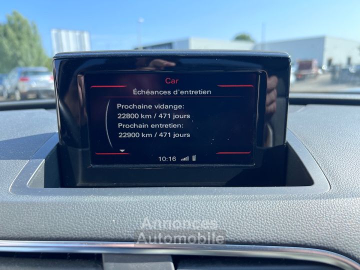 Audi Q3 20 TDI 163 CV S TRONIC 7 QUATTRO  / DISTRI OK / FACTURE ENTRETIEN DISPO - 11