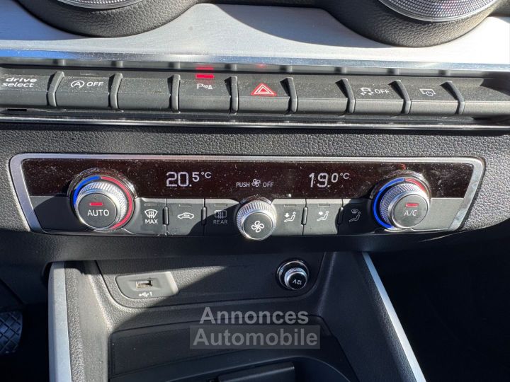 Audi Q2 30 TDI 116 S LINE Ext GPS Caméra Hayon Keyless JA 18" - 21