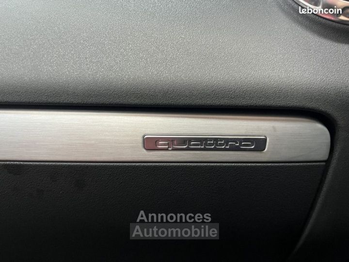 Audi TTS ROADSTER 20 TFSI 272CH QUATTRO Faible Kilométrage Hitorique Complet Etat Exception - 14