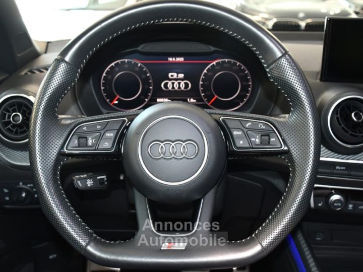 Audi Q2 S-Line 35 TFSI 150 S-Tronic GPS Virtual Pré Sense ACC TO Attelage Car Play Lane JA 19 Sport - 23