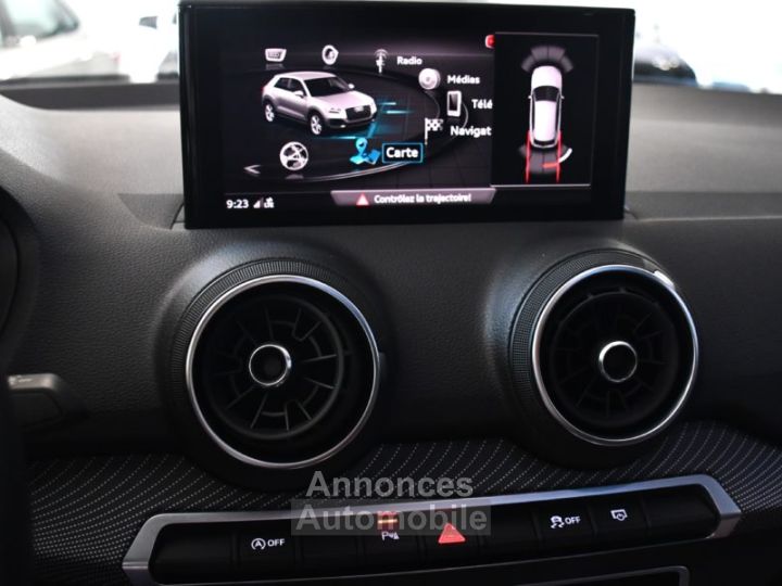 Audi Q2 S-Line 35 TFSI 150 S-Tronic GPS Virtual Pré Sense ACC TO Attelage Car Play Lane JA 19 Sport - 27