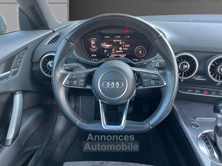 Audi TT 18 TFSI 180 S tronic 7-SIEGE ALCANTARA CHAUFFANTS-VIRTUAL COCKPIT-RADAR AV/AR-GARANTIE CONSTRUCTEUR- - 14