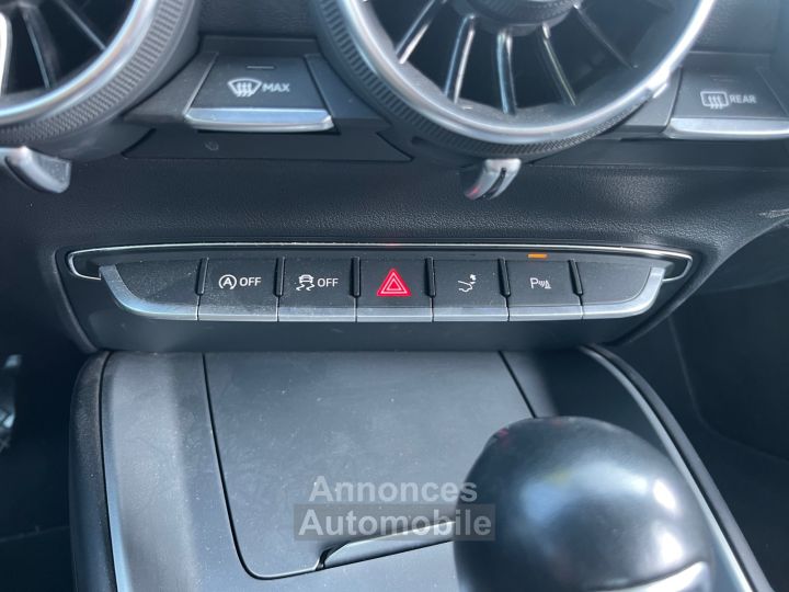 Audi TT 18 TFSI 180 S tronic 7-SIEGE ALCANTARA CHAUFFANTS-VIRTUAL COCKPIT-RADAR AV/AR-GARANTIE CONSTRUCTEUR- - 17