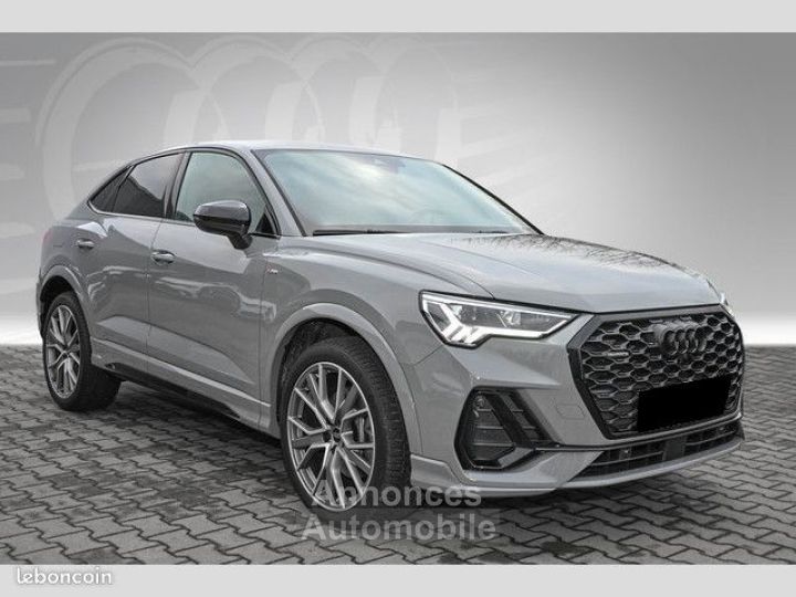 Audi Q3 Sportback 40 TDI S LINE TRONIC QUATTRO 200CH GRIS NARDO GPS-LED-VIRTUAL-JANTES 20-CARTE GRISE INCLUSE -SONOS - 1