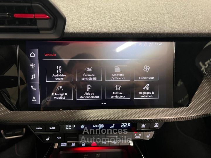 Audi RS3 8Y 25 TFSI 400ch S-tronic - 39000km - PAS DE MALUS - TOIT OUVRANT - 16