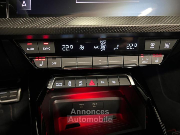 Audi RS3 8Y 25 TFSI 400ch S-tronic - 39000km - PAS DE MALUS - TOIT OUVRANT - 18