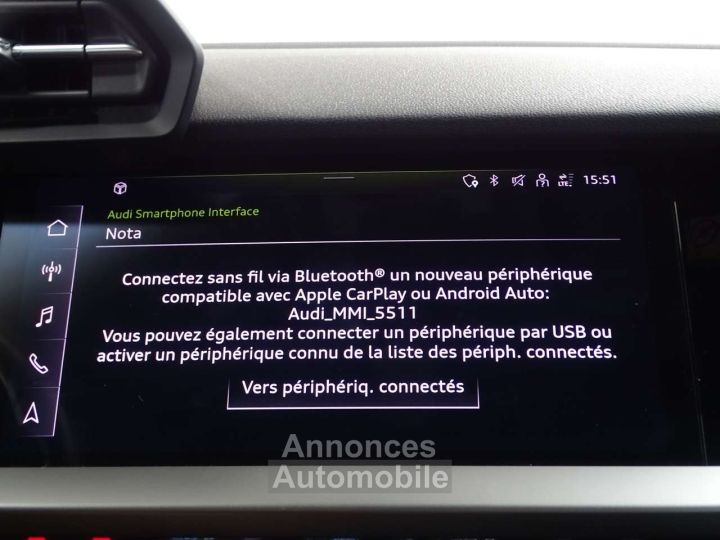 Audi A3 Sportback 30TFSI Advanced LED-CRUISE-NAVI-VIRTUAL - 13