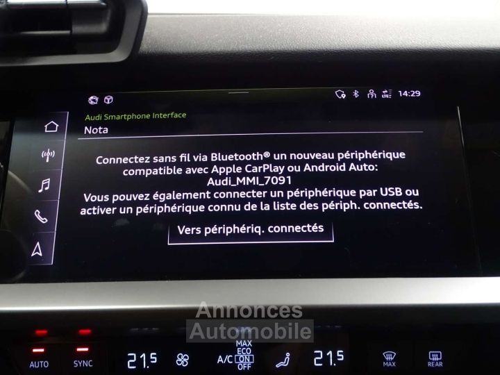 Audi A3 Sportback 30TFSI Adv LED-SIEGES SPORTS-VIRTUAL - 12