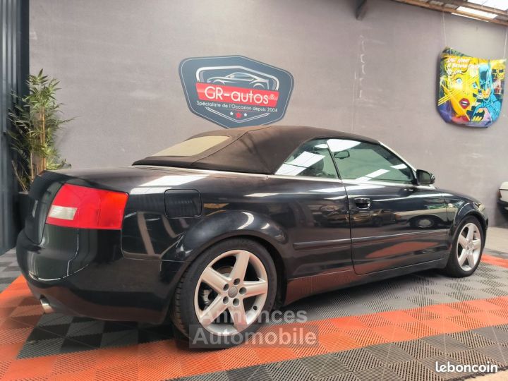 Audi A4 Cabriolet 30 V6 220cv Tiptronic Cuir jantes alu sièges chauffants CT ok et révisée Garantie 6 mois - 4