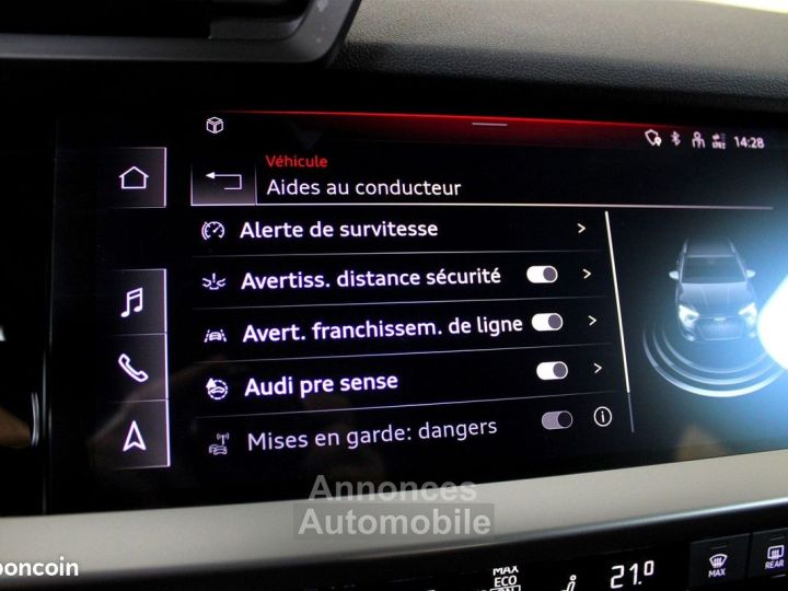 Audi A3 Sportback 30 TFSI 110CH BUSINESS LINE - 17