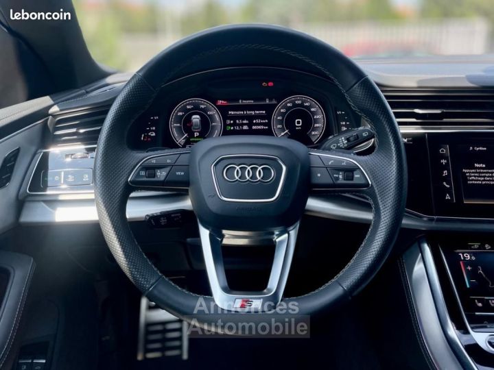 Audi Q8 30 55 TFSIE 381H 340ch HYBRID S-LINE QUATTRO TIPTRONIC BVA 1ère Main - 11