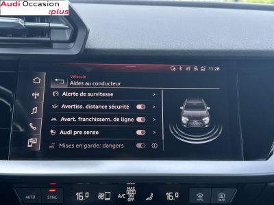 Audi A3 Sportback NF 30 TFSI 110 CH BVM6   - 27