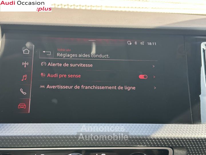 Audi A1 Sportback 30 TFSI 116 ch BVM6 - 22