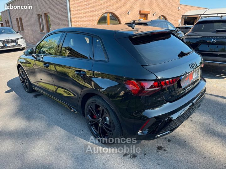 Audi A3 Sportback 45TFSI e 272 SLINE STRONIC 6 TOIT OUVRANT SIEGES SPORT COUTURE ROUGE MATRIX HAYON CAMERA JANTES NOIRES GARANTIE 24 MOIS - 5