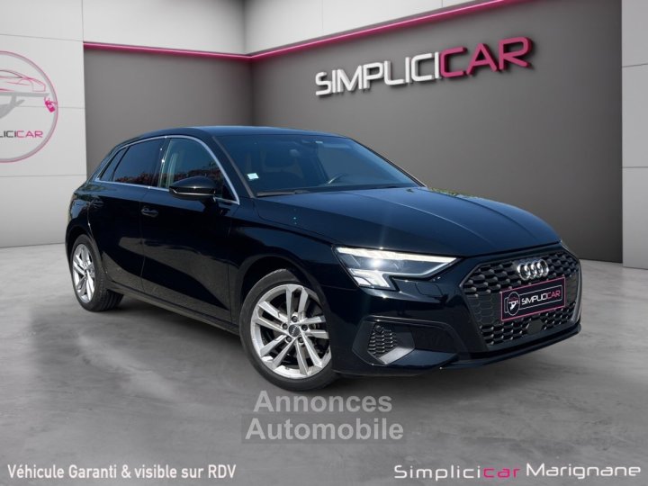 Audi A3 1,5 business line 150 mild hybrid-CAMERA DE RECUL-APPLE CARPLAY-VIRTUAL COCKPIT-GARANTIE 12 MOIS- - 1