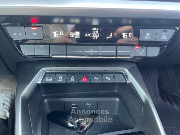 Audi A3 1,5 business line 150 mild hybrid-CAMERA DE RECUL-APPLE CARPLAY-VIRTUAL COCKPIT-GARANTIE 12 MOIS- - 17