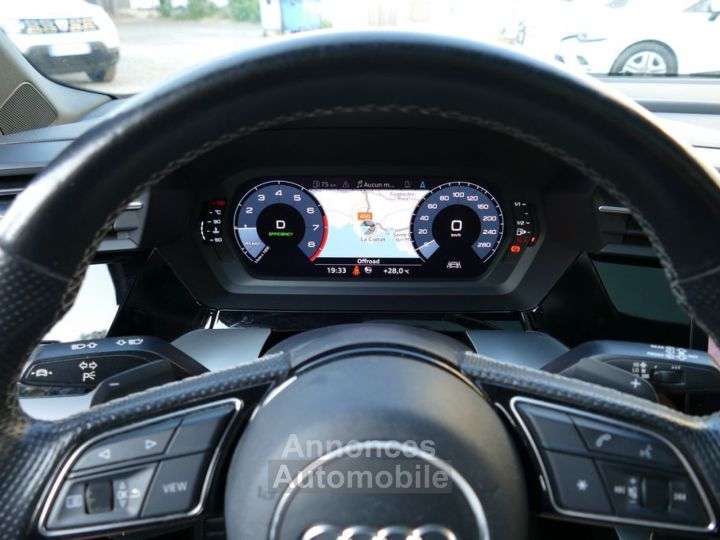 Audi A3 Sportback 35 15 TFSIe 150 Ch S-LINE S-TRONIC TOIT OUVRANT MILD HYBRID - 22