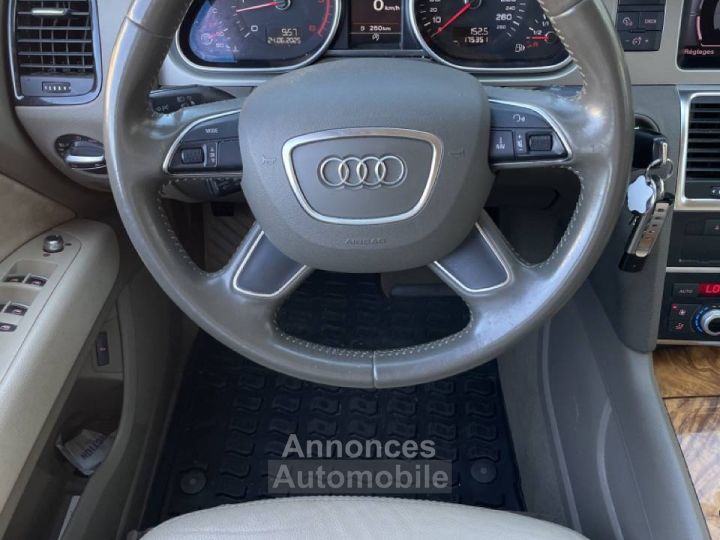 Audi Q7 30 V6 TDI 245ch FAP Ambition Luxe quattro Tiptronic 7 places - 13