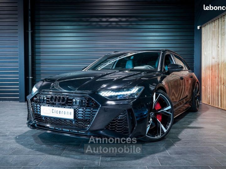 Audi RS6 C8 600ch TOIT OUVRANT ATTELAGE BANG & OLUFSEN MALUS INCLUS ENTRETIEN FULL CAMÉRA 360 CUIR VALCONA AFFICHAGE TÊTE HAUTE SIÈGES CHAUFFANTS ET VENTILÉS C - 1
