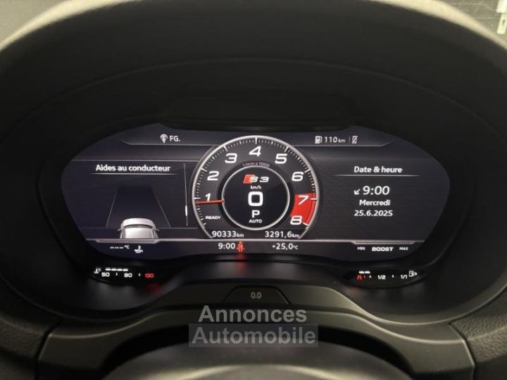 Audi S3 Sportback 20 TFSI 310ch quattro S tronic 7 - 12