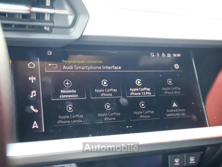 Audi A3 Sportback 15 35 TFSI 150 S-Tronic 7 S line CAMERA GPS - 13