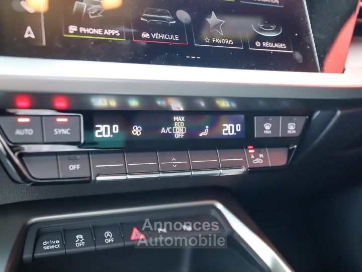 Audi A3 Sportback 15 35 TFSI 150 S-Tronic 7 S line CAMERA GPS - 14