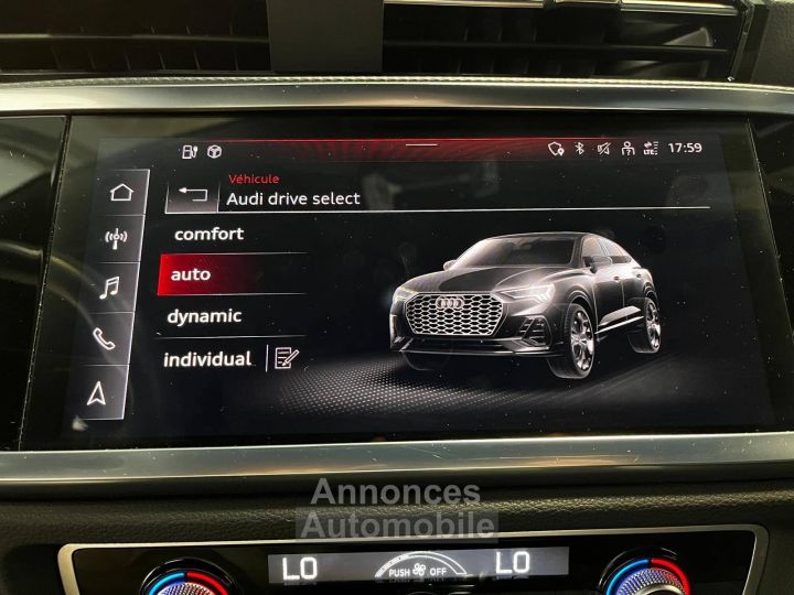 Audi Q3 Sportback 45 TFSIe 245 ch S tronic 6 S line - 21