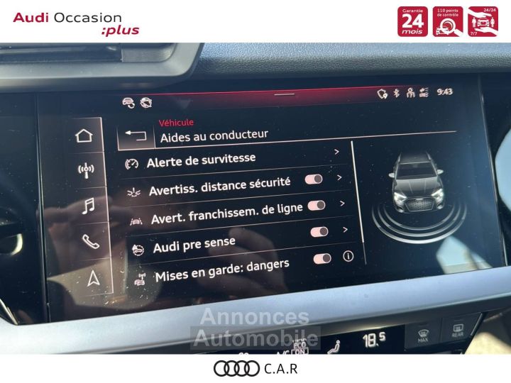 Audi A3 Sportback 30 TFSI Mild Hybrid 110 S tronic 7 Business Executive - 17