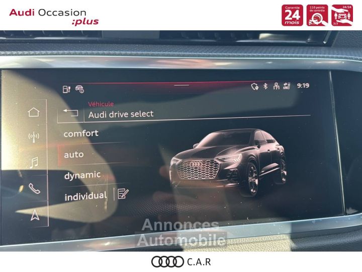 Audi Q3 Sportback 45 TFSIe 245 ch S tronic 6 S line - 18