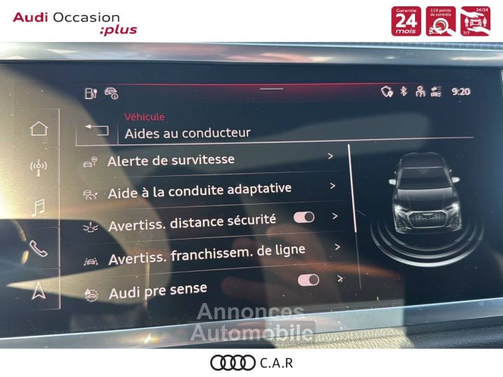 Audi Q3 Sportback 45 TFSIe 245 ch S tronic 6 S line - 19