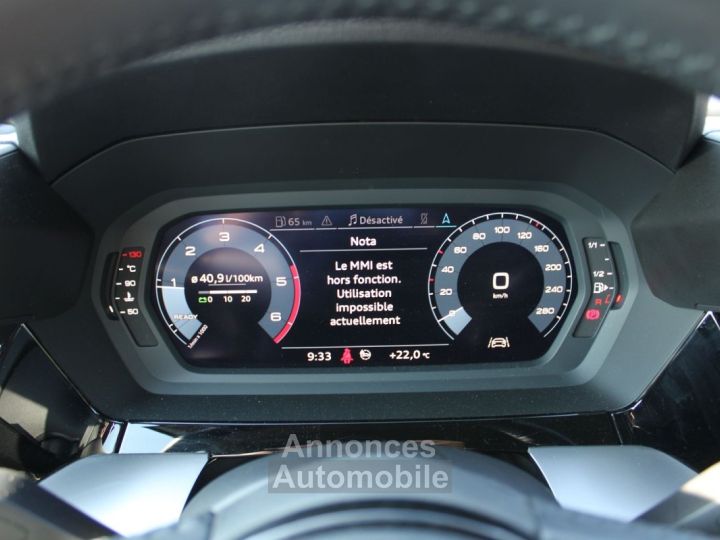 Audi A3 Sportback 30 TDI 116CH BUSINESS LINE RADARDS GPS REGULATEUR LIMITEUR - 10